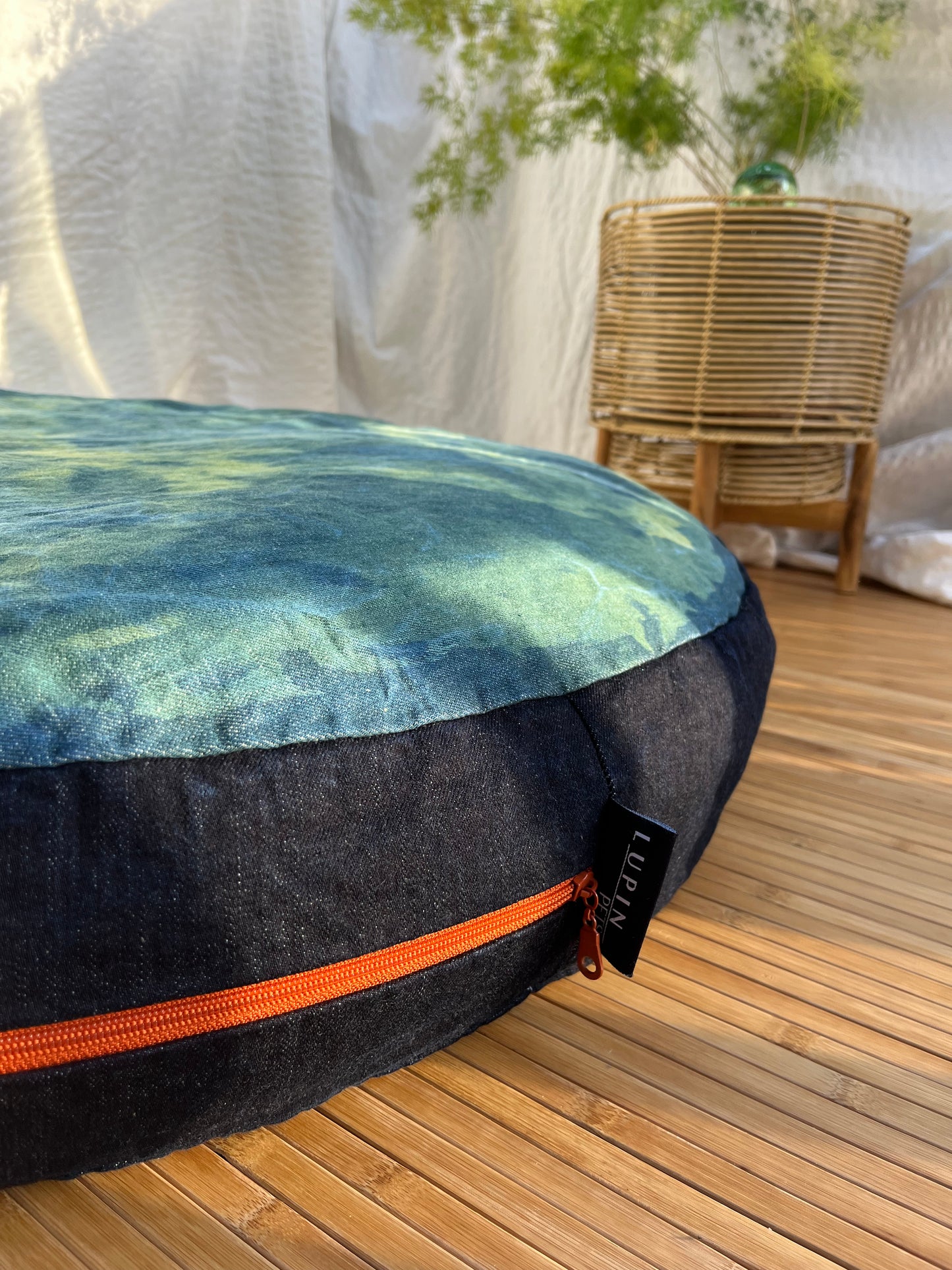 Upcycled One-Of-A-Kind Bed ~ Green Cloud Dome _ Large 36"