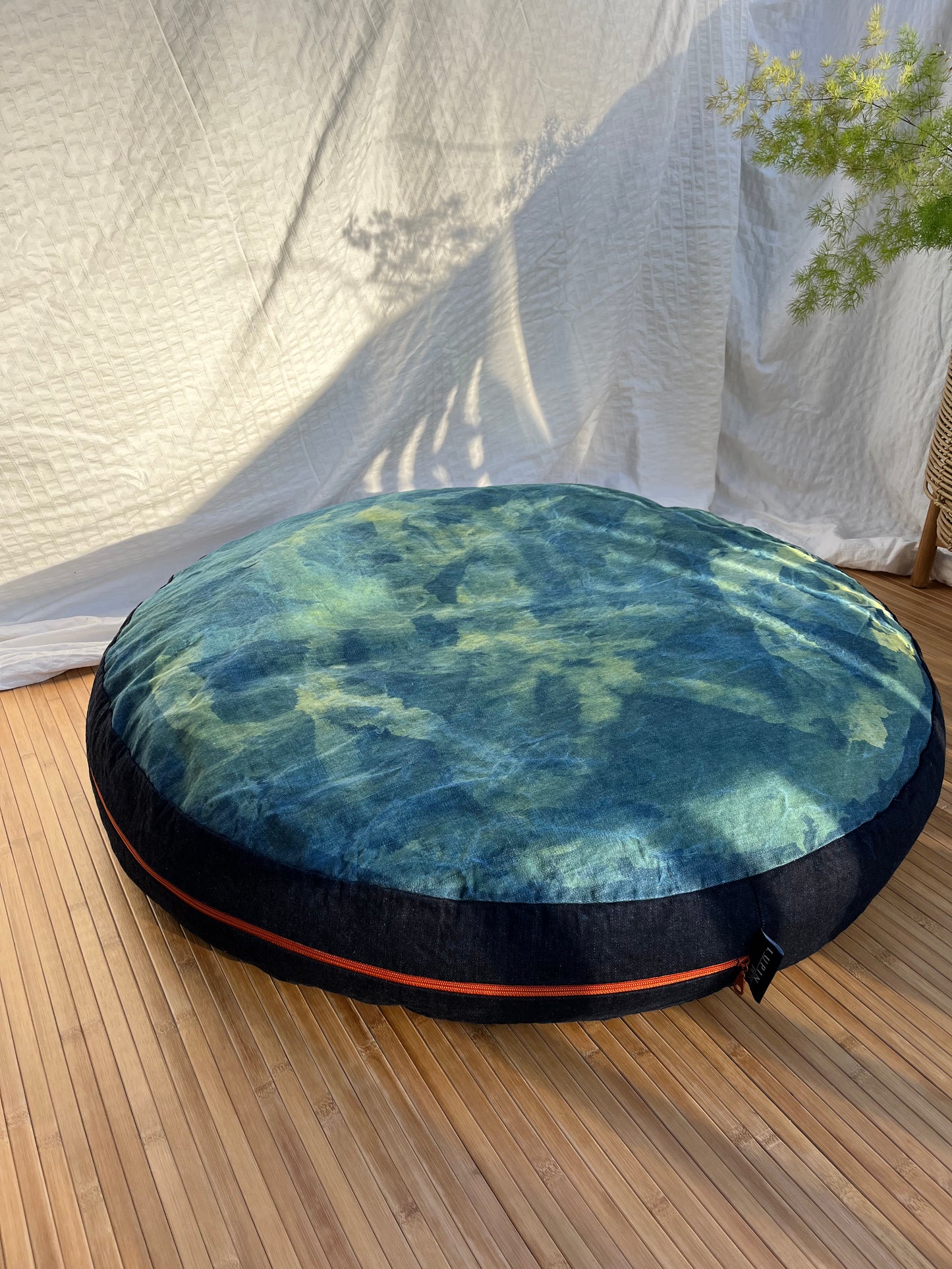 Upcycled One-Of-A-Kind Bed ~ Green Cloud Dome _ Large 36"